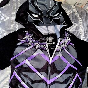 Marvel Black Panther Onesie Pajama, size 8/10